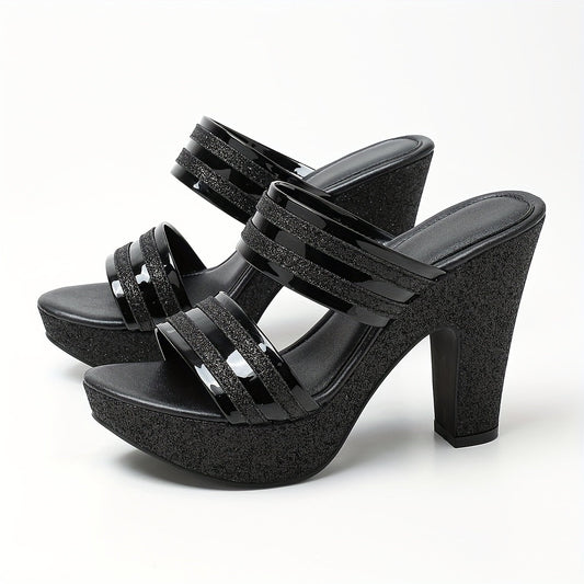 Elegant Comfort Style Chunky Heel