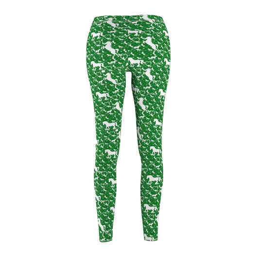 Horses with Hearts Women's Printed Casual Leggings
