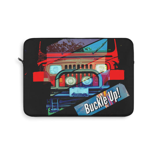 ¡Abróchese el cinturón! Funda para portátil con tracción en las cuatro ruedas