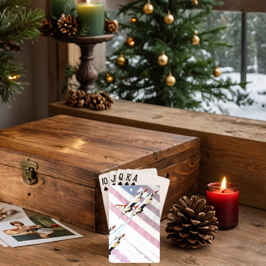 US Air Force Fighter Jets Custom Playing Cards