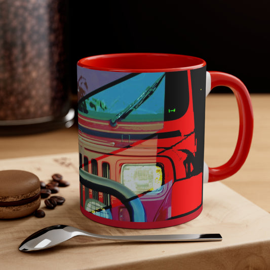 4 Wheel Drive Accent Coffee Mug, 11oz - Shell Design Boutique