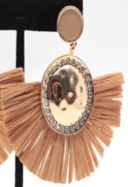 Boho Chic Chandelier Tassel Stud Earrings