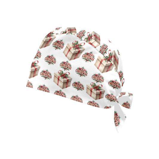 Merry Christmas Gift Design Medical Scrub Cap (Made in USA)