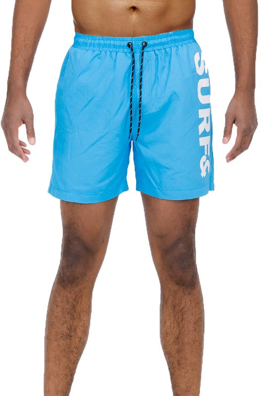 Bañador de playa con forro liso para hombre Surf's Up