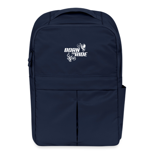 Born to Ride Motocross Matte Backpack - navy