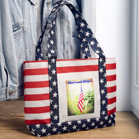 Americana Tote Bag - red/white/blue