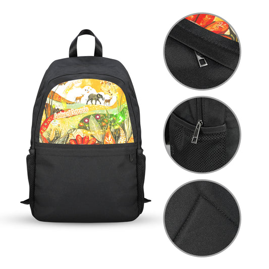 Animal Parade Casual Backpack (Upper Part Printing) (Model 1753)