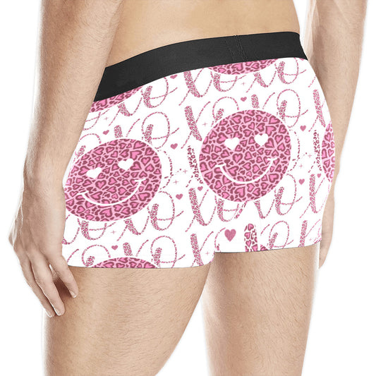 Happy Faces Men's Printed Underwear Boxer Briefs (Made In USA)