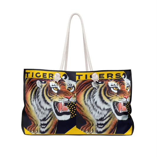 Tiger Mascot Sport Team Weekender Bag - Shell Design Boutique