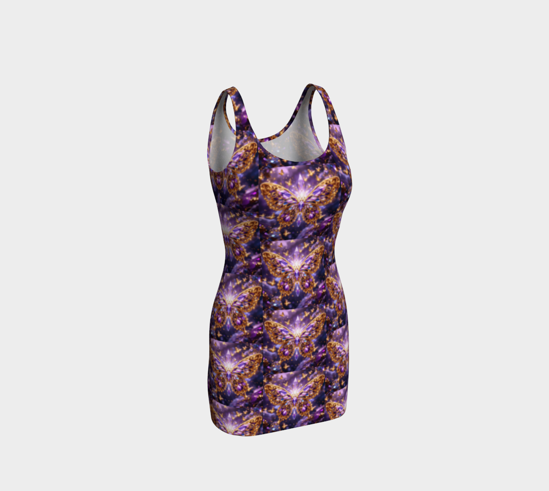 purple butterfly dress short Rare Editions Baby Girls' Short-Sleeve 3D Butterfly Social Dress - Purple
