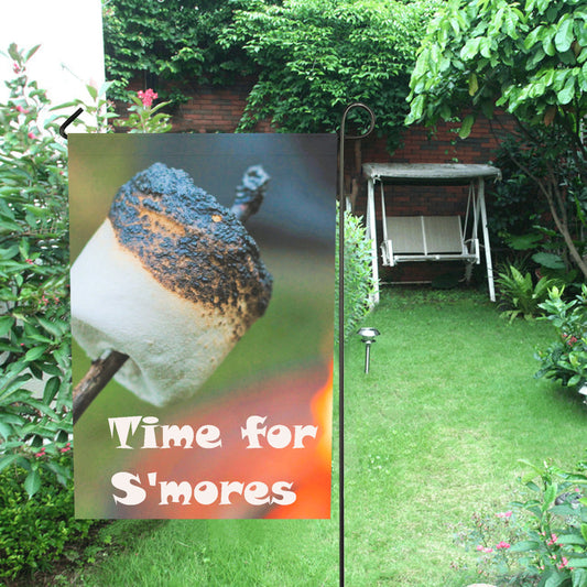 Time for Smores Garden Flag 28" x 40" (Made in USA)
