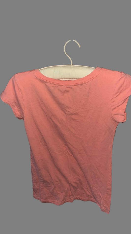 Active Basic Women's Pink V-neck T-shirt - size Medium