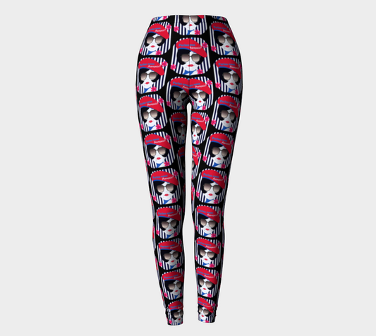 Parlez-vous Francais? French Girl Leggings