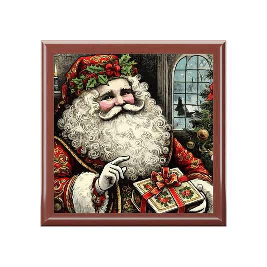 Jolly Old St Nick Jewelry Box