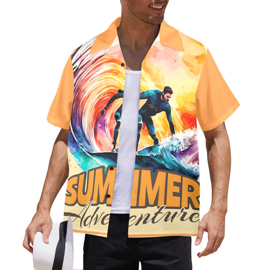 Summer Adventures Men's Hawaiian Shirt