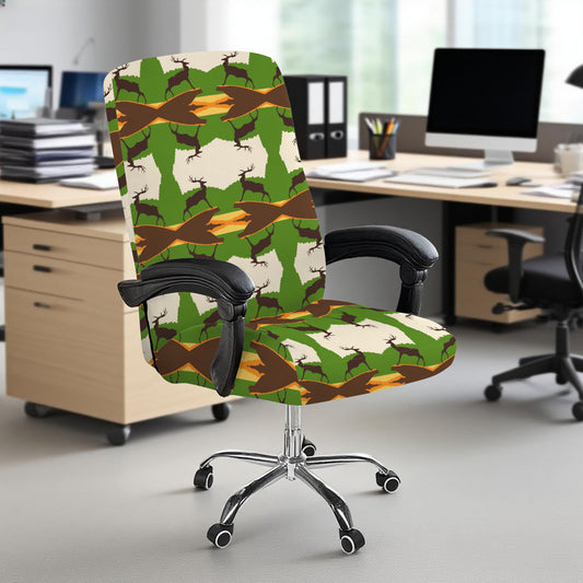 Proud Wild Buck Hunter's Office Chair Cover (Made in the USA)