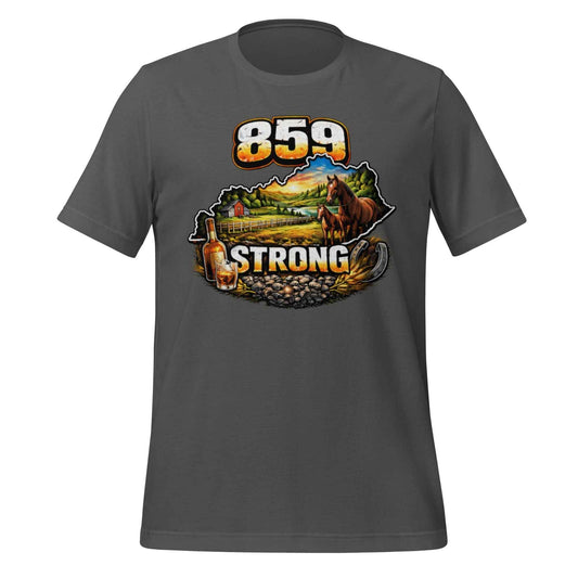 859 Strong T-Shirt | Bourbon & Horse Country Design | Classic Cotton