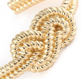Elegant Knotted Cuff Texture Bracelet