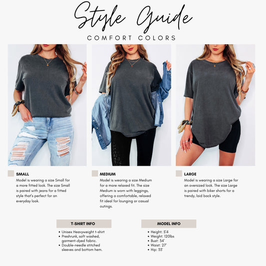 Stay Groovy Comfort Colors Unisex Graphic T-shirt