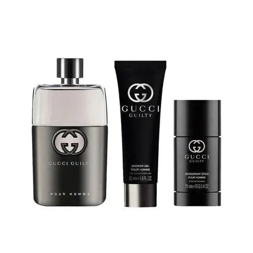 Guilty By Gucci For Men EDT Spray (3pc Gift Set)