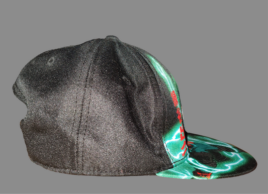 My Hero Academia Deku Lightning Snapback Hat - pre-owned