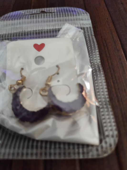 Pendientes colgantes en forma de luna