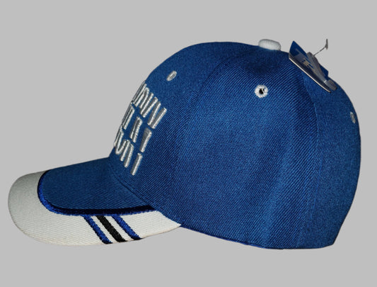 Embroidered Blue Kentucky Adjustable Baseball Cap