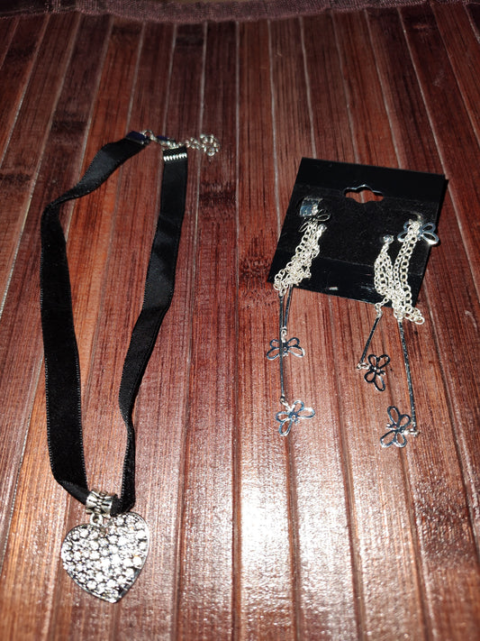 Black & Silver tone jewelry