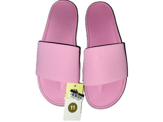 All in Motion Women's Pink Sandal Slides - size 11