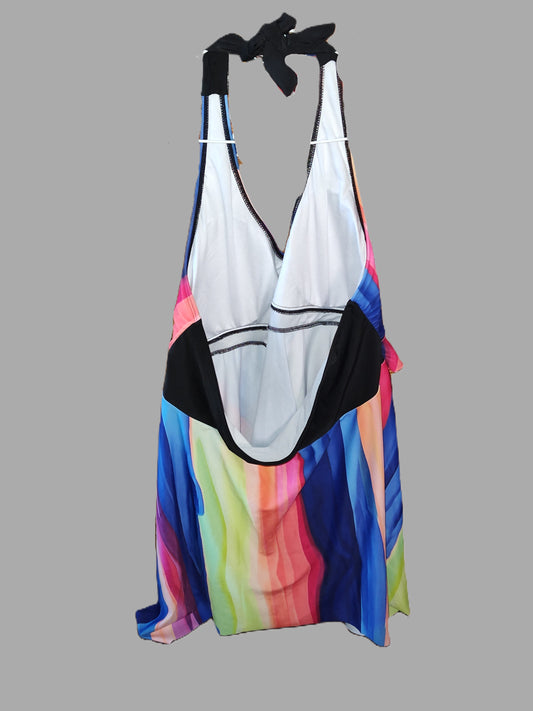 Shein Colorful Swimsuit Top Only - size 4XL