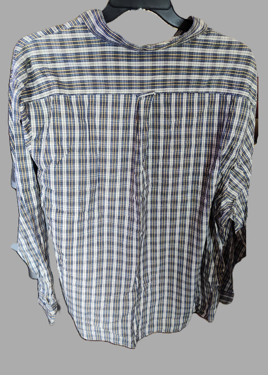 Men's Route 66 Beige Long Sleeve Button - Shirt 2X