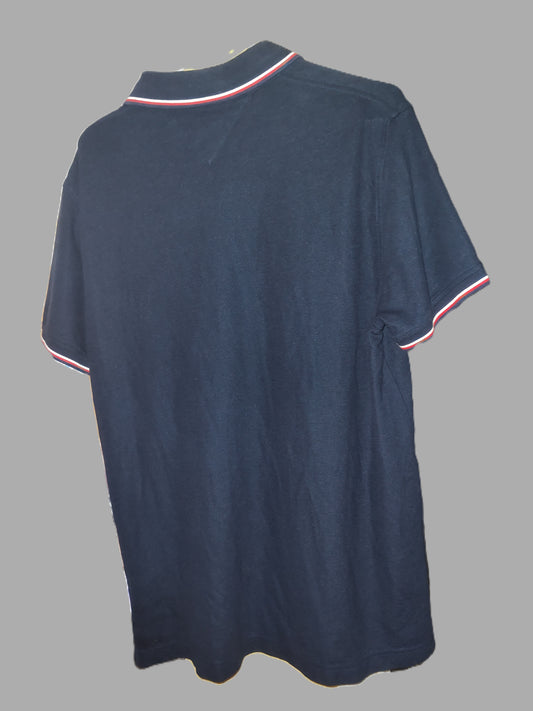 Tommy Hilfiger Navy Polo Shirt for Men - size L