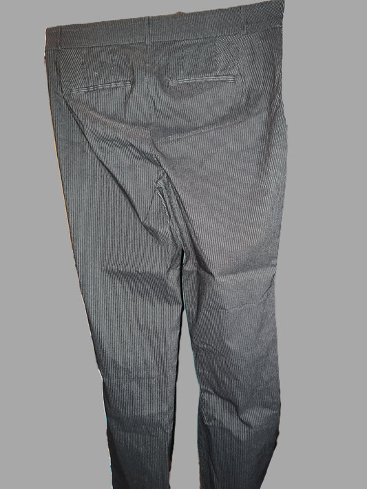 Lane Bryant "The Allie" Navy Blue Pinstriped Slacks - size 14 regular