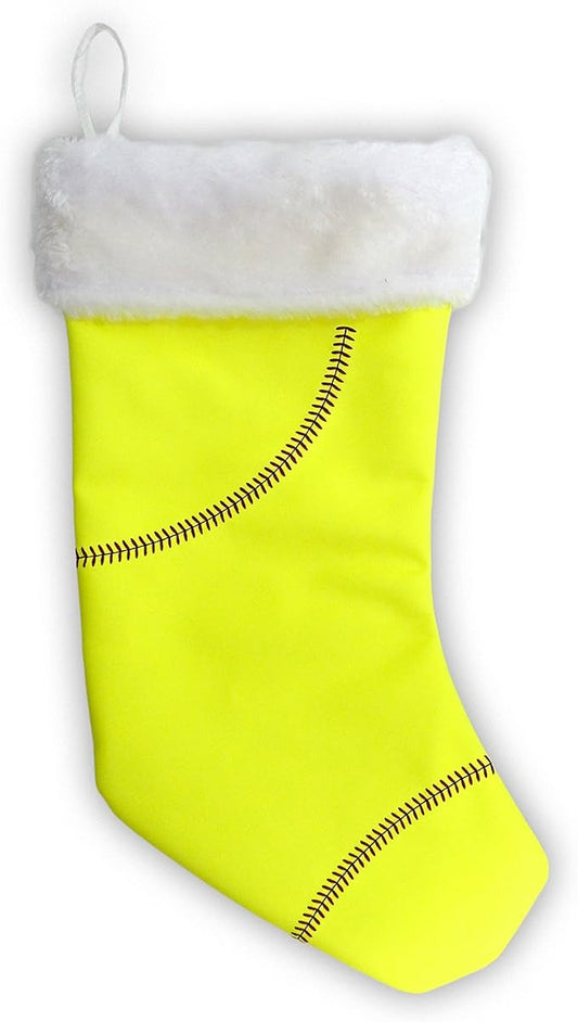 Real Softball Christmas Stocking - Authentic Series