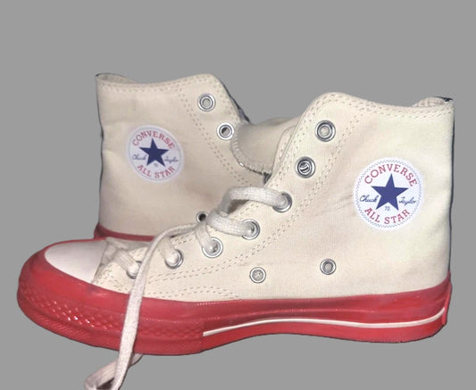 Converse Comme des Garcon Chuck Red - Men's size 4, Women's size 6