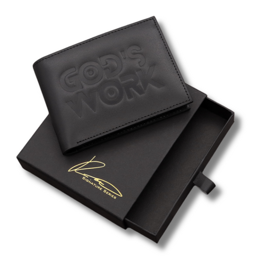 God's Work Genuine Leather Wallet- Signature Series
