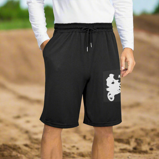 Mud Sweat and Gears Dirt Bike Black Casual Shorts (Made in USA)