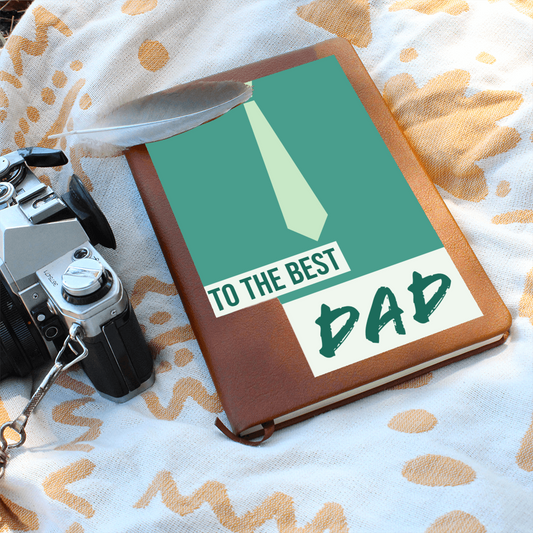 To the Best Dad Brown Leather Journal