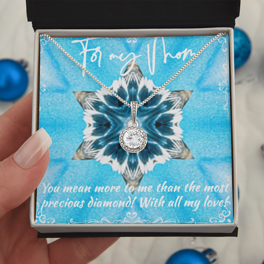 Mother's Day You Mean More than Diamonds with Eternal Hope Necklace