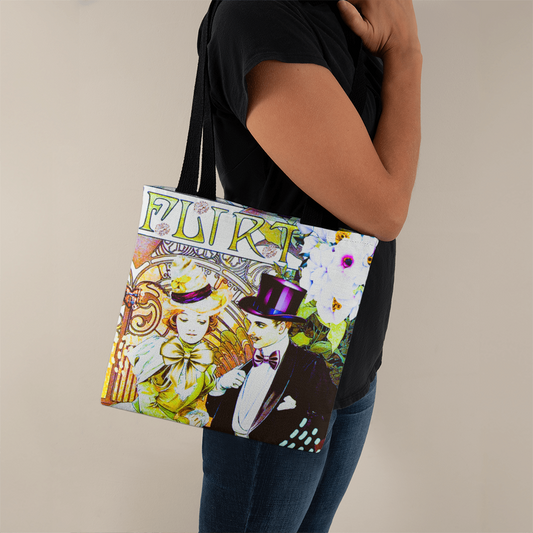 Vintage Couple Flirting Classic Tote Bag