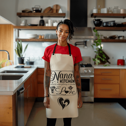 Nana's Kitchen Design Premium Beige Apron