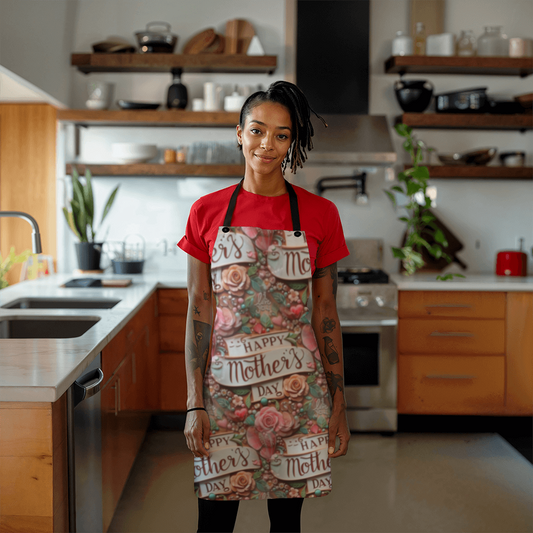 Happy Mother's Day Pattern on Premium Apron
