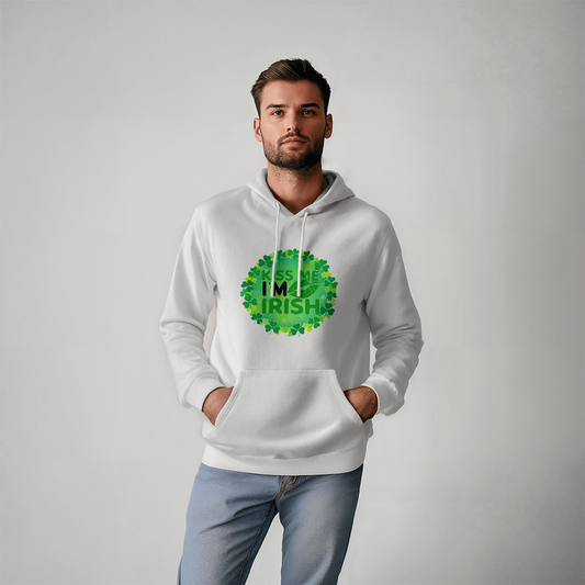 Kiss Me I'm Irish St. Patrick's Day Unisex Hooded Sweatshirt