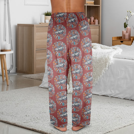 Happy Father's Day with Tools Men's Pajama Trousers (Made in USA)