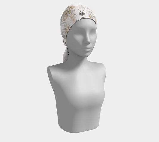 Antique Bride Pattern Long Scarf