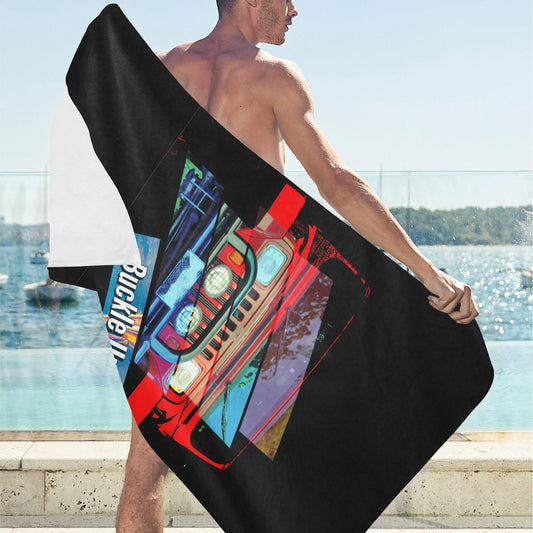 Buckle Up! 4-Wheel Drive Bath or Beach Towel - 30"x 60" (Made In USA)