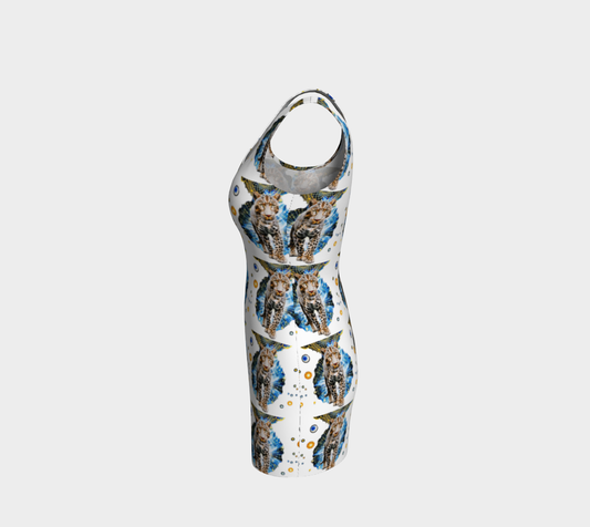 Leopard the Center of the Universe Mini Dress