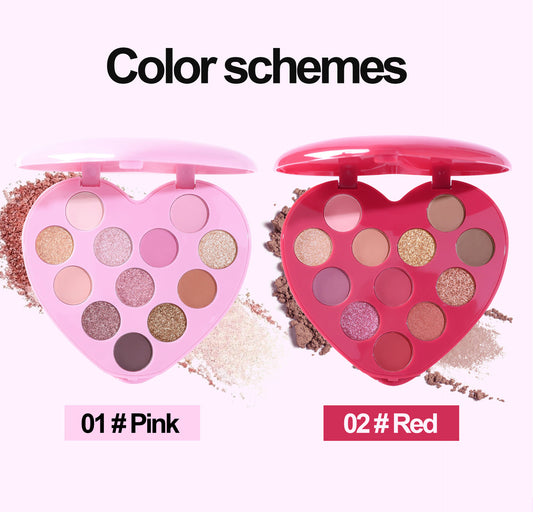 Paleta de sombras de ojos de 12 colores My Queen