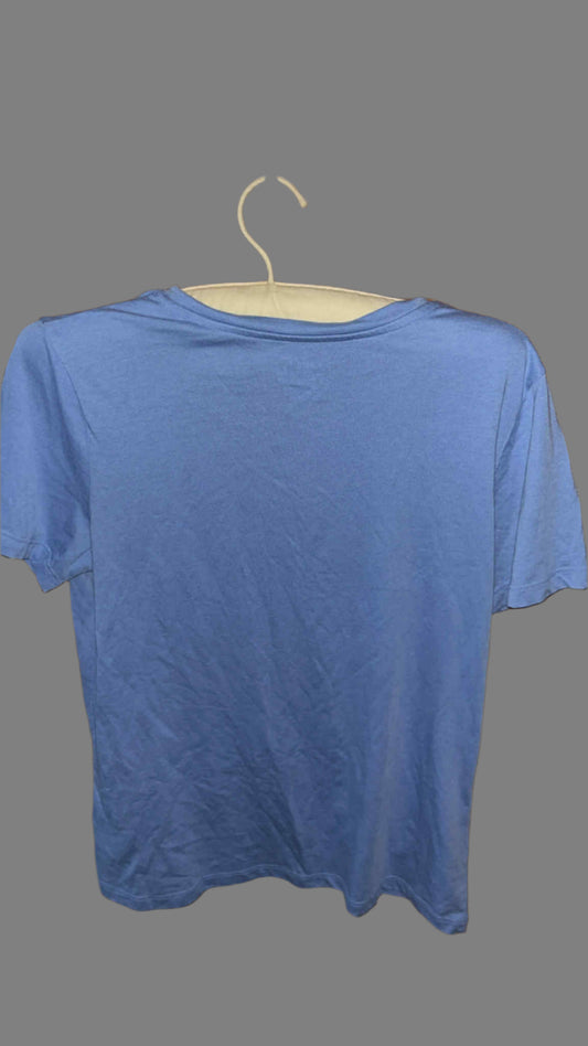 Time and Tru V-neck Blue T-shirt - size S