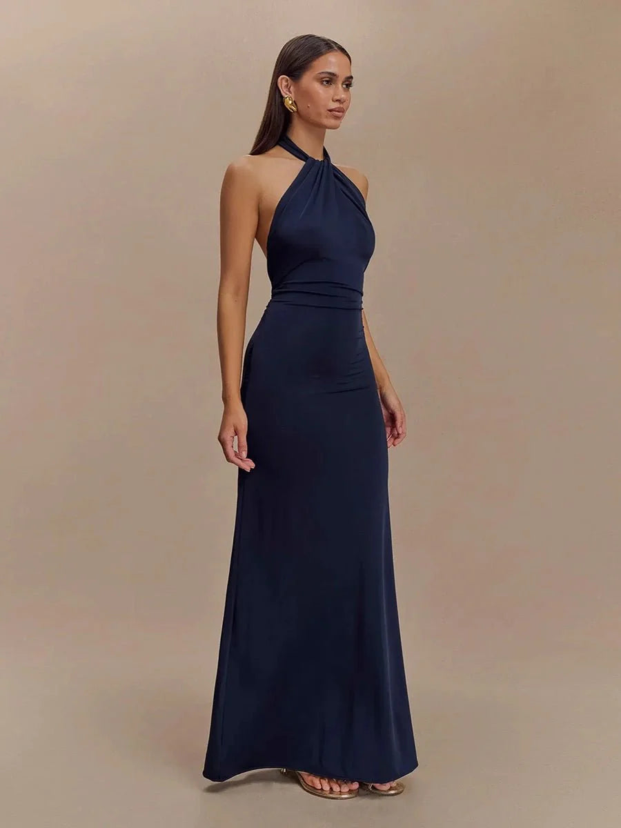 Francisca Dress Sexy Backless: Sexy and Stunning Light Brown / L Francisca Dress Sexy Backless: Sexy and Stunning Light Brown / L